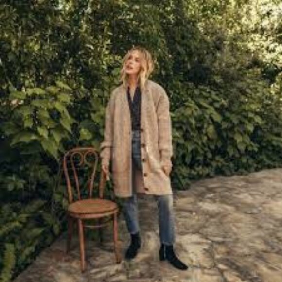 Dôen Faunia Cardigan in Dune size XS - Picture 2 of 10